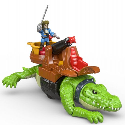 피셔프라이스 Fisher-Price Imaginext Walking Croc & Pirate Hook