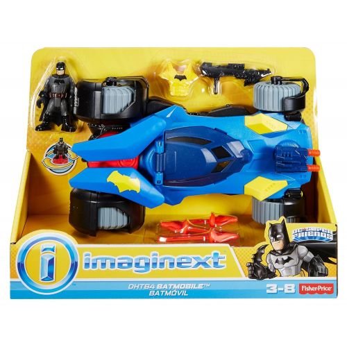 피셔프라이스 Fisher-Price Imaginext DC Super Friends, Batmobile, Pack of 1