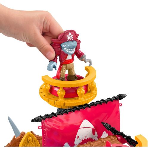 피셔프라이스 Fisher-Price Imaginext Shark Bite Pirate Ship