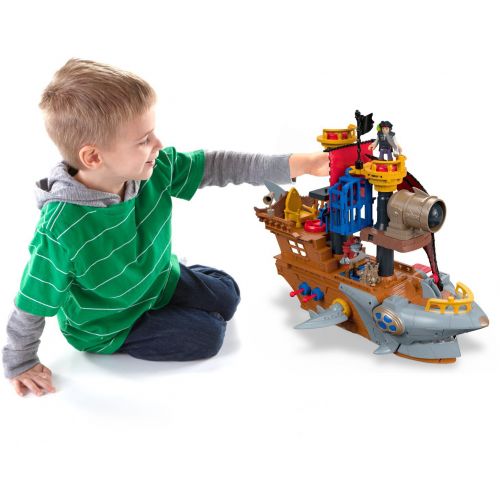 피셔프라이스 Fisher-Price Imaginext Shark Bite Pirate Ship