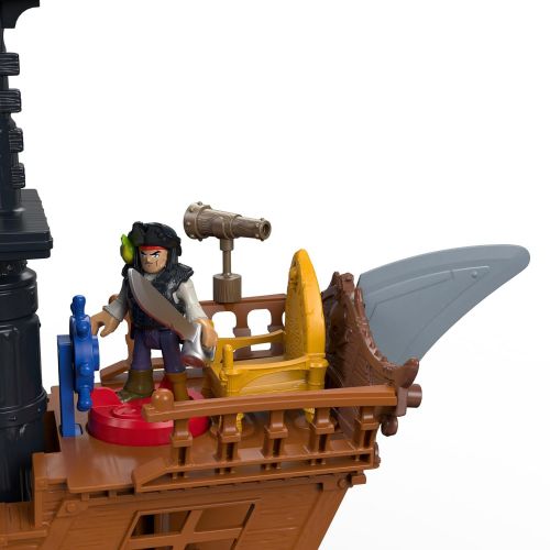 피셔프라이스 Fisher-Price Imaginext Shark Bite Pirate Ship