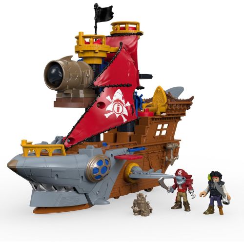 피셔프라이스 Fisher-Price Imaginext Shark Bite Pirate Ship