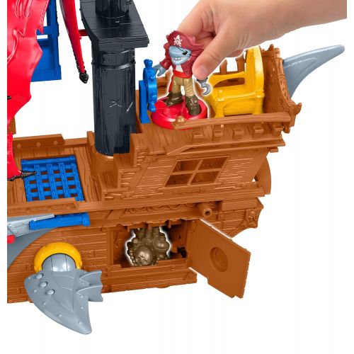 피셔프라이스 Fisher-Price Imaginext Shark Bite Pirate Ship