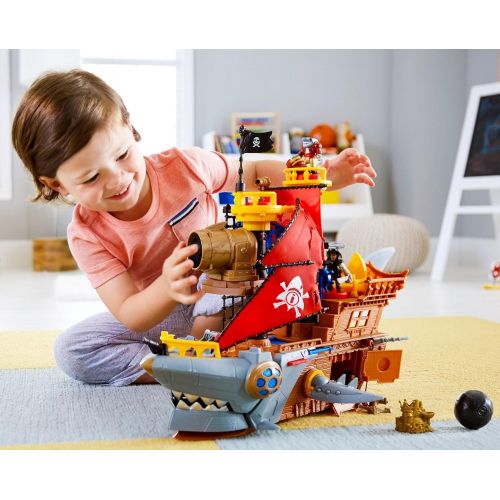 피셔프라이스 Fisher-Price Imaginext Shark Bite Pirate Ship