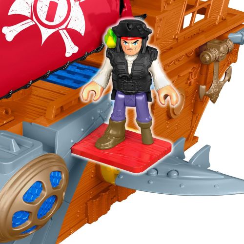 피셔프라이스 Fisher-Price Imaginext Shark Bite Pirate Ship