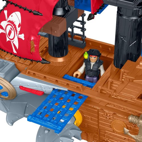 피셔프라이스 Fisher-Price Imaginext Shark Bite Pirate Ship