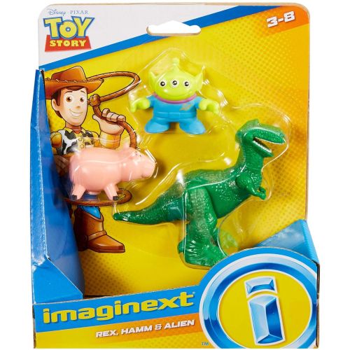 피셔프라이스 Fisher-Price Imaginext Toy Story Rex, Ham & Alien