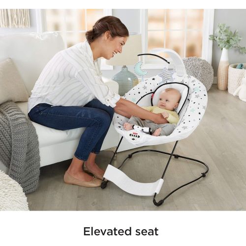 피셔프라이스 Fisher-Price Deluxe Bouncer: See & Soothe, Starry Night