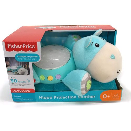 피셔프라이스 Fisher-Price Hippo Projection Soother, Blue