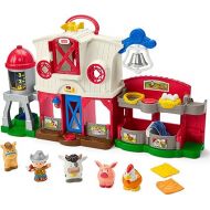 Fisher-Price Little People Toddler Learning Toy Caring for Animals Farm Interactive Playset with Smart Stages for Ages 1+ Years