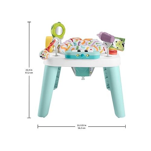 피셔프라이스 FISHER-PRICE BABY to Toddler Toy 3-in-1 Hit Wonder Activity Center & Play Table with Music Lights & Developmental Toys Ages 6+ Months