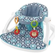 Fisher-Price Portable Baby Chair, Sit-Me-Up Floor Seat with 2 Removable Toys & Washable Seat Pad, Honeycomb