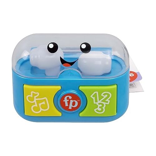 피셔프라이스 Fisher-Price Baby & Toddler Toy Laugh & Learn Play Along Ear Buds with Music Lights & Fine Motor Activities for Infants Ages 6+ Months