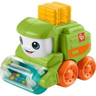 Fisher-Price Baby Toy Rollin’ Tractor Push-Along Vehicle with Fine Motor Activities for Infants Ages 6+ Months