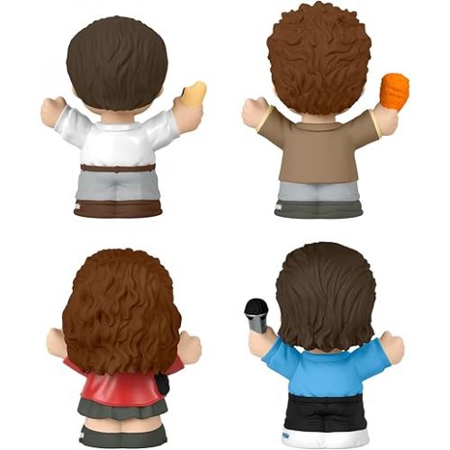 피셔프라이스 Little People Collector Seinfeld Tv Series Special Edition Set in Display Gift Box for Adults & Fans, 4 Figures