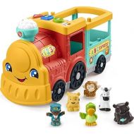 Fisher-Price Little People Toddler Learning Toy Big ABC Animal Train with Smart Stages & 6 Figures for Ages 1+ Years