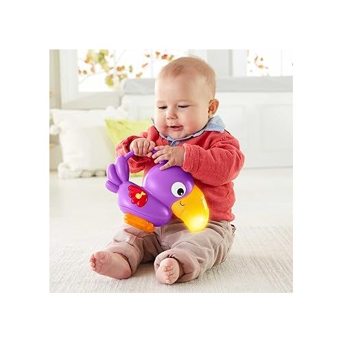 피셔프라이스 Fisher-Price Playmat Rainforest Music & Lights Deluxe Gym with 10+ Toys & Activites for Newborn Tummy Time Play