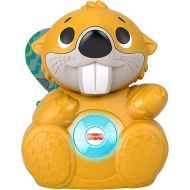 Fisher-Price Linkimals Baby & Toddler Learning Toy Boppin’ Beaver with Interactive Lights & Music for Ages 9+ Months