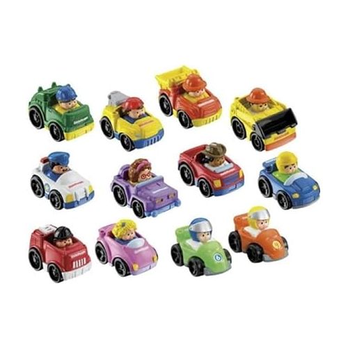 피셔프라이스 Little People Wheelies Vehicles - 6 Pack