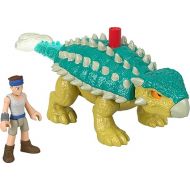 Fisher-Price Imaginext Jurassic World Dinosaur Toy Bumpy & Ben Figure Set for Pretend Play Preschool Kids Ages 3+ Years