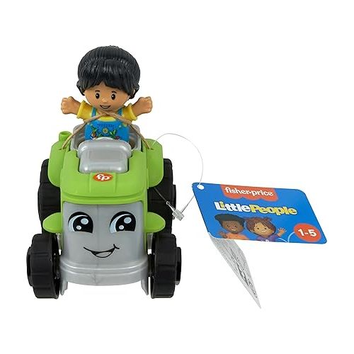 피셔프라이스 Little People Fisher-Price Toddler Toy Tractor and Farmer Character Figure for Preschool Play Ages 1+ Years