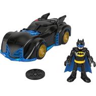 Fisher-Price Imaginext DC Super Friends Batman Toys Shake & Spin Batmobile with Poseable Figure for Preschool Pretend Play Ages 3+ Years