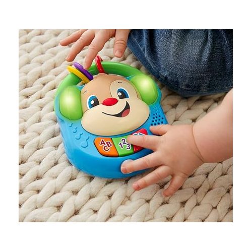 피셔프라이스 Fisher-Price Baby & Toddler Toy Laugh & Learn Sing & Learn Music Player Pretend Radio with Lights & Songs for Infants Ages 6+ Months