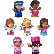 Fisher-Price Little People Barbie Toddler Toys, You Can Be Anything Figure Pack, 7 Characters for Pretend Play Ages 18+ Months (Amazon Exclusive)