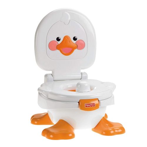 피셔프라이스 [아마존 핫딜]  [아마존핫딜]Fisher-Price T6211 - Ducky Toepfchen und Fussbank, mitwachsender Toilettentrainer mit Toilettensitz fuer Kleinkinder