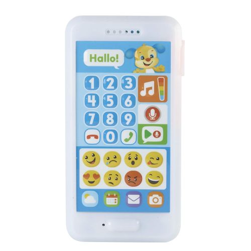 피셔프라이스 [아마존 핫딜]  [아마존핫딜]Fisher-Price FPR14 Lernspass Huendchens Smart Phone Lernspielzeug mit Lichtern und Telefongerauschen inkl. Aufnahmefunktion, ab 18 Monaten deutschsprachig