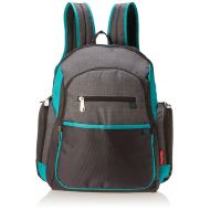 Fisher-Price Fisher Price Backpack Diaper Bag - Fastfinder Colorblock in Grey/Teal