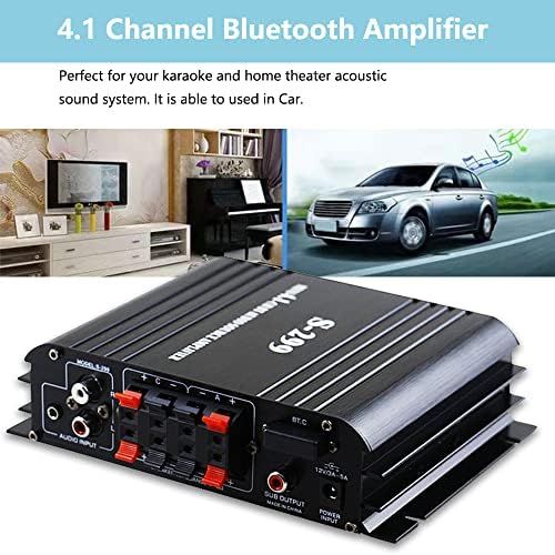  [아마존베스트]-Service-Informationen FisherMo Mini Bluetooth Amplifier Class D Digital Powerful Power Amplifier Hi-Fi Stereo Music USB SD Player FM Radio Receiver for Mobile Phone TV Car Boat Motorcycle