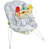 [아마존베스트]Fisher-Price Bouncer, Geo Meadow with Removable Toy Bar