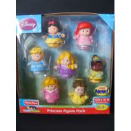 Fisher-Price NEW Little People Disney PRINCESS 7 Figure Pack Rapunzel Tiana Belle Ariel NIP