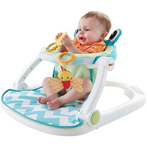 피셔프라이스 Fisher-Price Sit-Me-Up Floor Seat, Citrus Frog