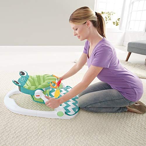 피셔프라이스 Fisher-Price Sit-Me-Up Floor Seat, Citrus Frog