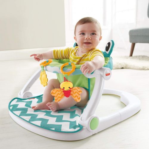 피셔프라이스 Fisher-Price Sit-Me-Up Floor Seat, Citrus Frog