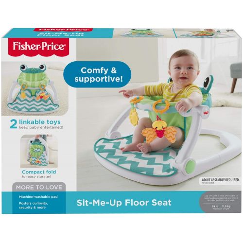 피셔프라이스 Fisher-Price Sit-Me-Up Floor Seat, Citrus Frog