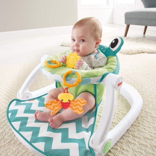 피셔프라이스 Fisher-Price Sit-Me-Up Floor Seat, Citrus Frog