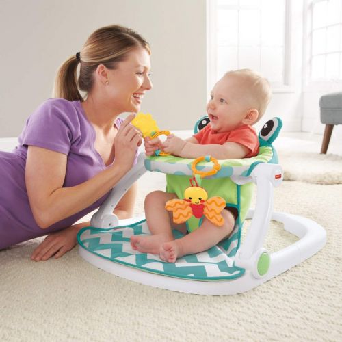 피셔프라이스 Fisher-Price Sit-Me-Up Floor Seat, Citrus Frog