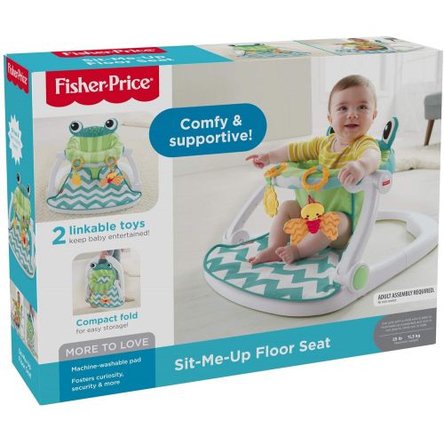 피셔프라이스 Fisher-Price Sit-Me-Up Floor Seat, Citrus Frog