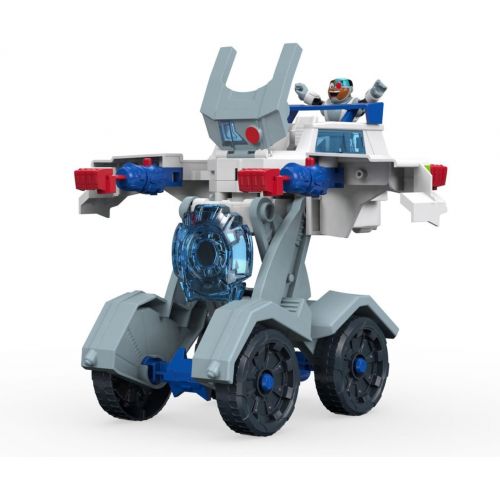 피셔프라이스 Fisher-Price Imaginext Teen Titans Go! Cyborg & Transforming Battle Rig