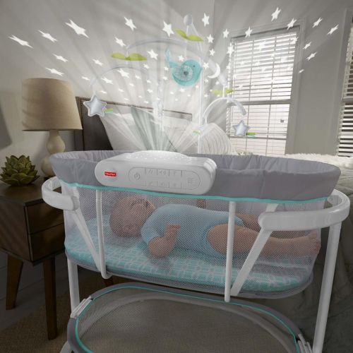 피셔프라이스 Fisher-Price Soothing Motions Bassinet, White