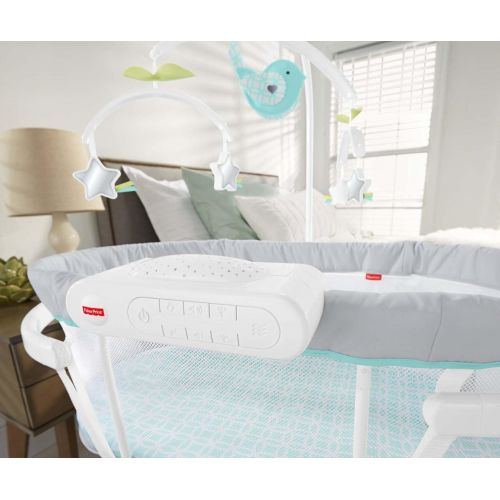 피셔프라이스 Fisher-Price Soothing Motions Bassinet, White