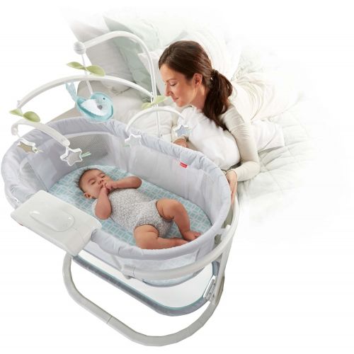 피셔프라이스 Fisher-Price Soothing Motions Bassinet, White