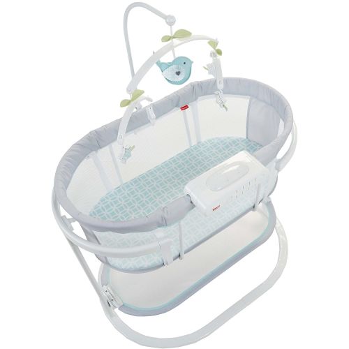 피셔프라이스 Fisher-Price Soothing Motions Bassinet, White