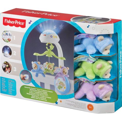 피셔프라이스 Fisher-Price Butterfly Dreams 3-in-1 Projection Mobile