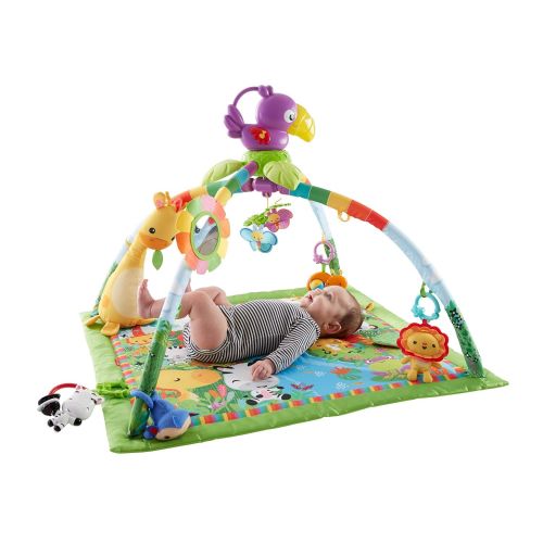 피셔프라이스 Fisher-Price Rainforest Music & Lights Deluxe Gym [Amazon Exclusive]