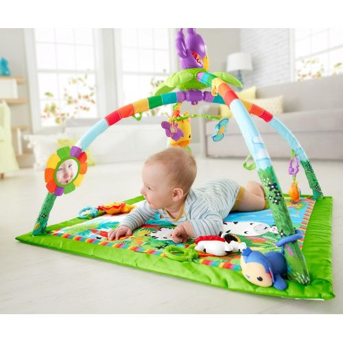 피셔프라이스 Fisher-Price Rainforest Music & Lights Deluxe Gym [Amazon Exclusive]