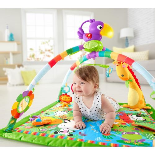 피셔프라이스 Fisher-Price Rainforest Music & Lights Deluxe Gym [Amazon Exclusive]